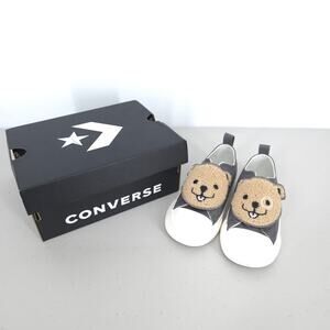 Converse Chuck Taylor All Star Toddler Sherpa Bear Shoes Infant Size 7